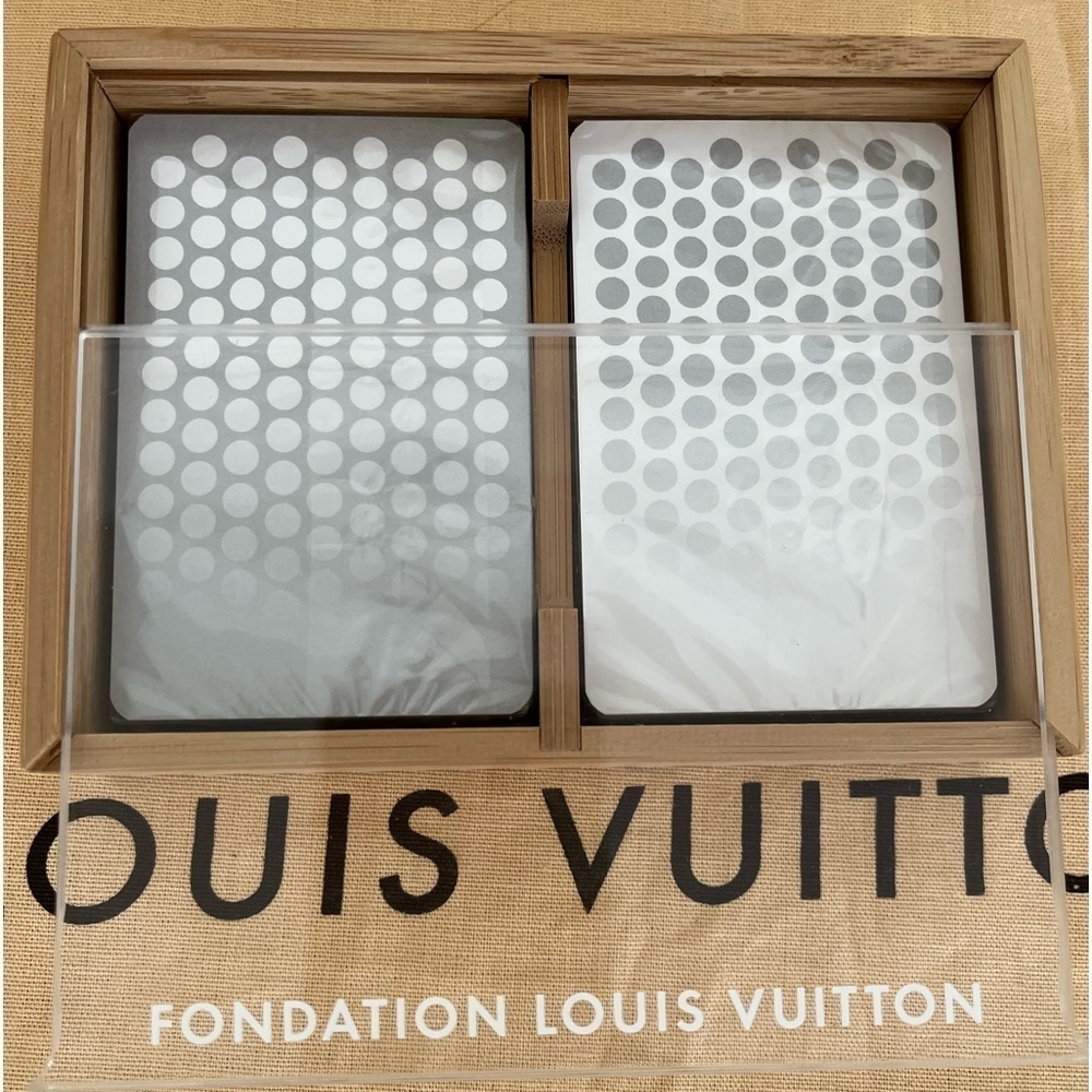 Louis Vuitton Museum Logo Playing Cards 2 Decks Rare Ltd Ed BNWOT - Picture 3 of 11